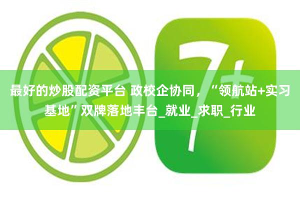 最好的炒股配资平台 政校企协同，“领航站+实习基地”双牌落地丰台_就业_求职_行业