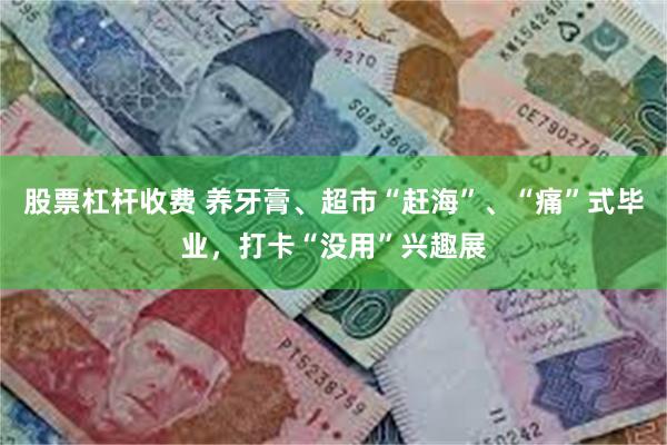 股票杠杆收费 养牙膏、超市“赶海”、“痛”式毕业，打卡“没用”兴趣展